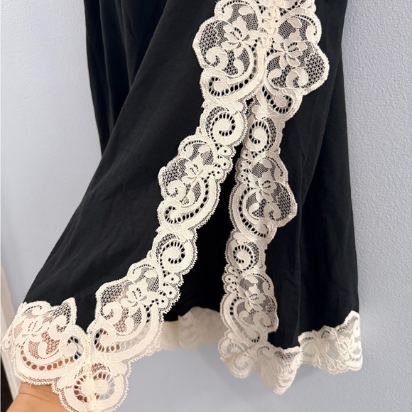 NWT Savage X Fenty Slip Nighty with Cream Lace Trim - Picture 3 of 7